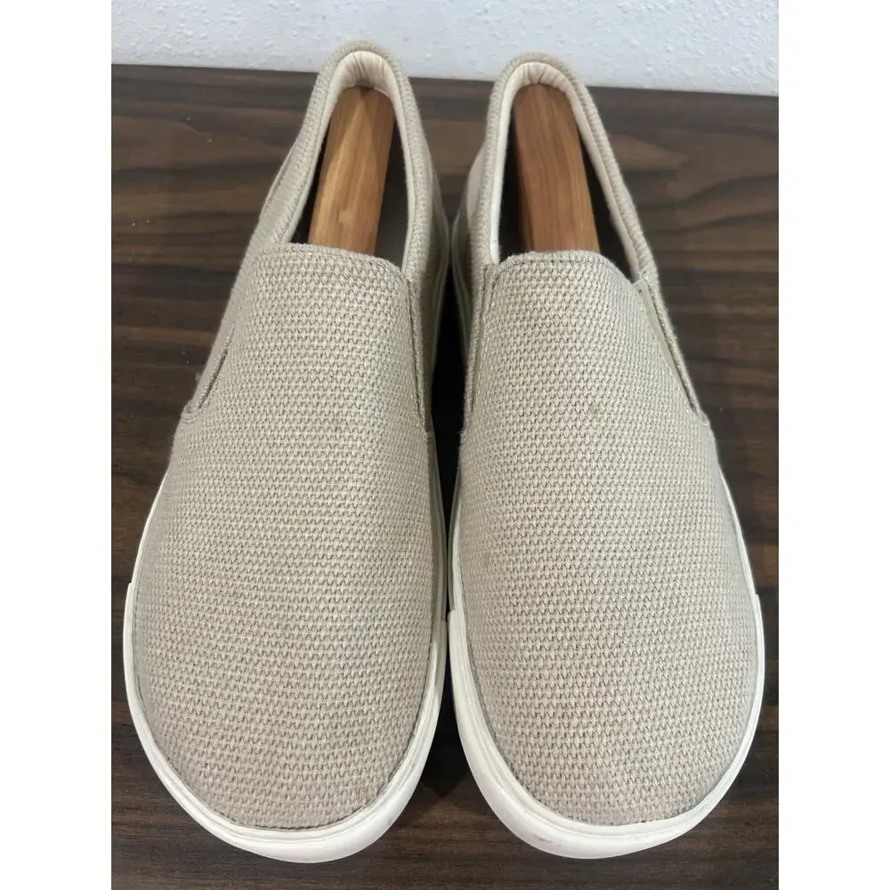 Birkenstock Oswego Slip On Casual Shoes Mens EU 43 Sandcastle Canvas‎ NO INSOLES